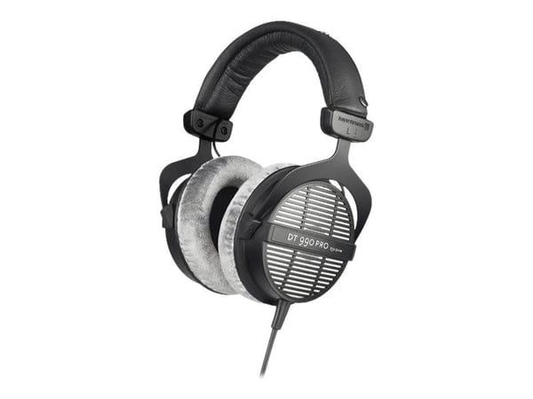 beyerdynamic DT 990 PRO - Hörlurar - fullstorlek - kabelansluten - 3,5 mm kontakt