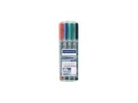 Universalpen Staedtler Lumocolor 315 WP4 medium vandbaserede med 4 stk. ass. farver