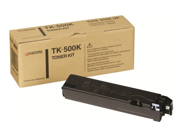 Kyocera TK 500K - Svart - original - tonerpatron - for FS-C5016, C5016DN, C5016DNH, C5016DTN, C5016N
