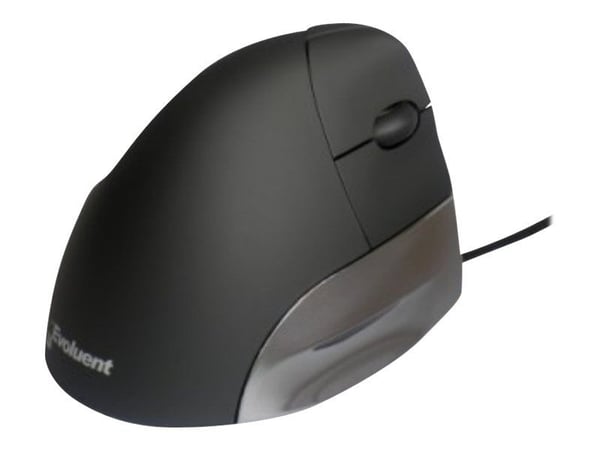 Evoluent VerticalMouse VMS Standart - Vertikal mus - högerhänt - optisk - 3 knappar - kabelansluten - USB
