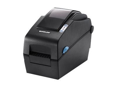 BIXOLON SLP-DX220 - Etikettskrivare - direkt termisk - Rulle (6 cm) - 203 dpi - upp till 152 mm/sek - USB, LAN, seriell - mörkgrå
