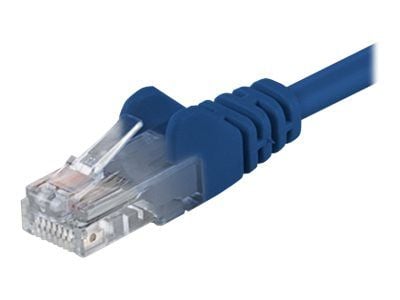 goobay - Nettverkskabel - RJ-45 (hann) til RJ-45 (hann) - 3 m - UTP - CAT 6 - formstøpt, uten hindringer - blå