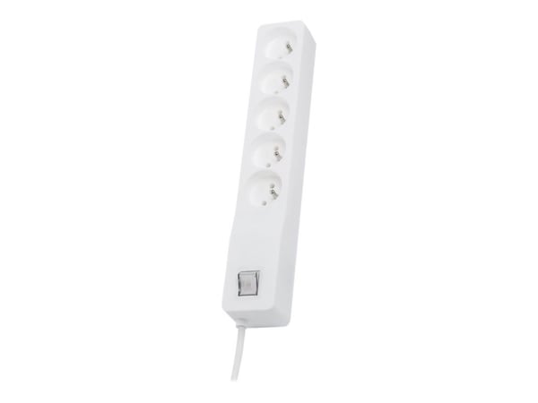 LESTAR ZX 510 - Overspenningsavleder - AC 220 V - 2300 watt - utgangskontakter: 5 LESTAR ZX 510 - Overspenningsavleder - AC 220 V - 2300 watt - utgangskontakter: 5
