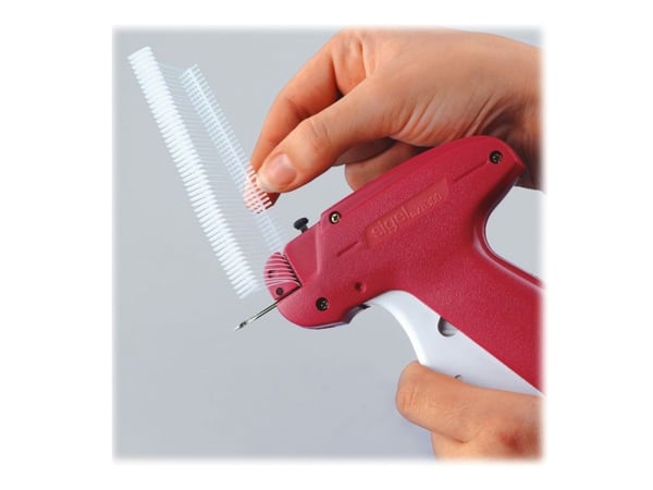 Sigel - Merkefesteanordninger - 25 mm - nylon - gjennomsiktig - pakke av 2000 - for P/N: ZB300