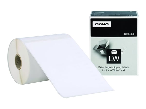 DYMO LabelWriter Extra Large Shipping Labels - 104 x 159 mm 220 etikett(er) (1 rull(er) x 220) forsendelsesetiketter - for DYMO LabelWriter 4XL