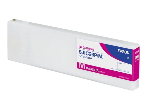Epson SJIC30P(M): Ink cartridge for ColorWorks C7500G (Magenta), Magenta, Väriainepohjainen muste, 294,3 ml, 1 kpl