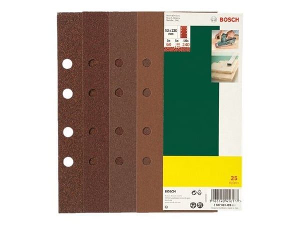 Bosch SLIBEBLADSÆT BO-HUL 93X230MM 25 STK PL