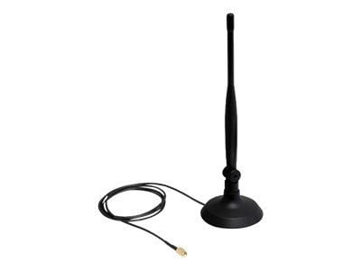 Delock SMA WLAN Antenna with Magnetic Stand and Flexible Joint 4 dBi - Antenn - Wi-Fi - 4 dBi - rundstrålande
