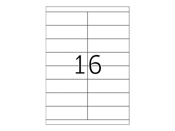HERMA 4264, Valkoinen, Itse kiinnittyvä tulostintarra, A4, Paperi, Laser/Inkjet, Kiinteä