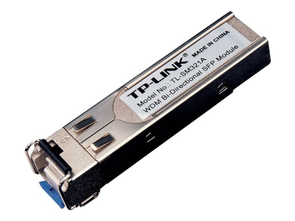 TP-Link TL-SM321A - SFP (mini-GBIC) transceivermodul - 1GbE - 1000Base-BX - LC-enkeltmodus - opp til 10 km - 1550 (TX) / 1310 (RX) nm - for P/N: TL...