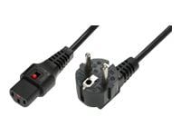 MicroConnect - Strømkabel - CEE 7/7 (han) til IEC 60320 C13 - 1 m - lajittelu