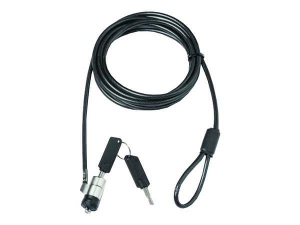 DICOTA Lock Pro Single Versio - Lås för säkerhetskabel - 2 m