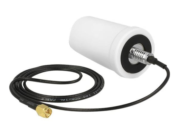 DeLOCK 88986, 1,6 dBi, 0.824 - 0.96 / 1.71 - 2.17 GHz, Ympyräsäteilyantenni, SMA, 1 m, ULA 100 Coax