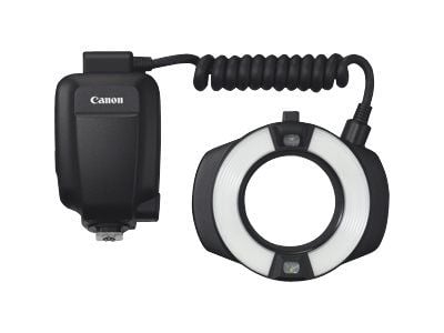 Canon MR-14EX II Macro Ring Lite - Ringtype-blitz - 14 (m) - for EOS 1D, 2000, 3000, 4000, Kiss X90, Kiss X9i, R5, R6, Ra, Rebel T100, Rebel T7, Re...
