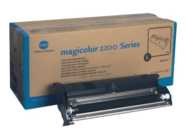 Konica Minolta - Sort - original - tonerpatron - for magicolor 2200, 2210; Magicolor 2200; Magicolor 2200