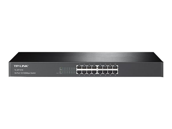 TP-Link TL-SF1016 - Switch - 16 x 10/100 - skrivbordsmodell