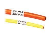 Brady - Svart på vitt - Rulle (1,27 cm x 4,9 m) 1 rulle (rullar) nylonduk - för Brady BMP21, BMP21-LAB, BMP21-PLUS; ID PAL; LABPAL