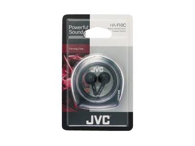 JVC Ear Bud Headphone, Langallinen, 20 - 20000 Hz, Musiikki, 5 g, Kuulokkeet, musta