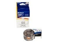 Brady B-499 - Nylonduk - matt - permanent akryllim - svart på hvitt - Rull (0,95 cm x 4,9 m) 1 rull(er) etiketter - for Brady BMP21, BMP21-LAB, BMP...