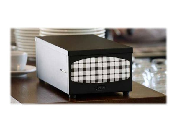 Lautasliinat duni 2-kertaiset 33x33cm musta 125 kpl pakkaus