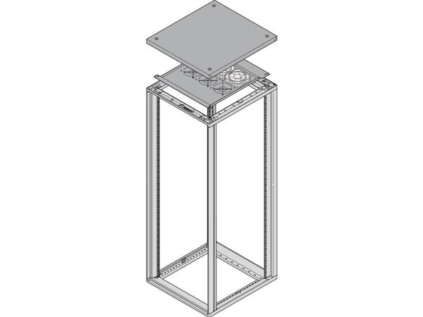 SCHROFF ventilationshuv med fläkt - LÜFTER DACH 25 mm 800T R7021 (27230083)