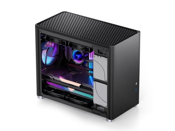Jonsbo D30 - - sidepanel med vindu - USB/lyd