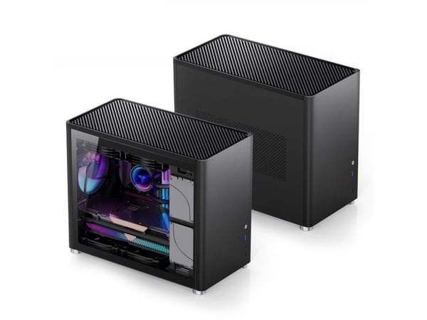 Jonsbo D30 - - sidepanel med vindu - USB/lyd