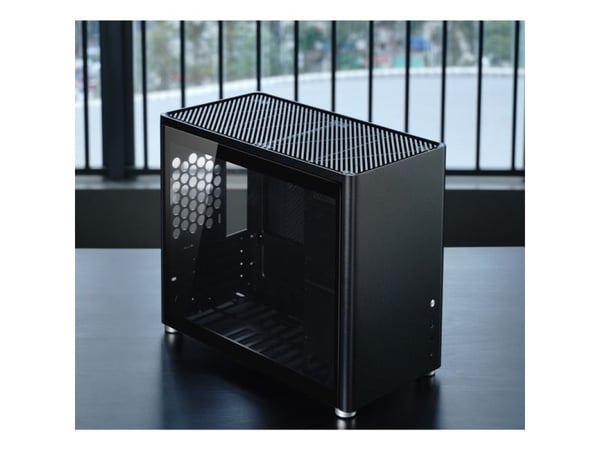 Jonsbo D30 - - sidepanel med vindu - USB/lyd