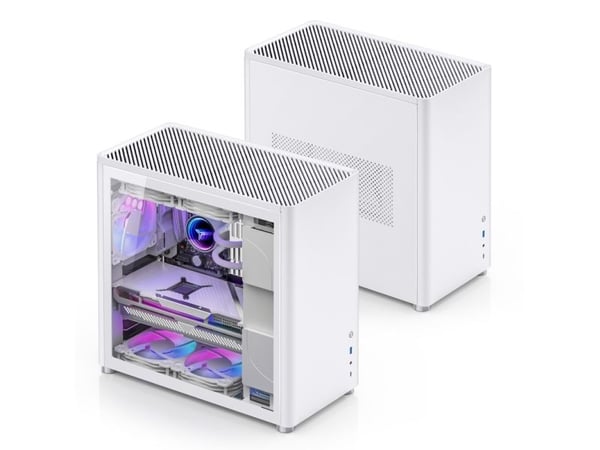 Jonsbo D40 - - sidepanel med vindu - USB/lyd