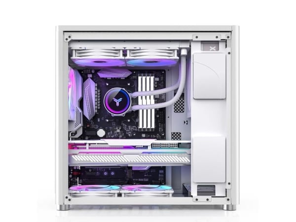 Jonsbo D40 - - sidepanel med vindu - USB/lyd