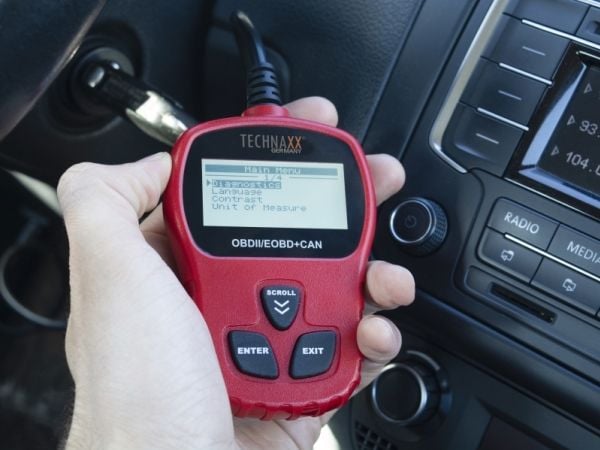 Technaxx TX-184, OBD II, Sort, Rød, Plast, 70 mm, 20 mm, 100 mm