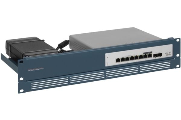 Rackmount.IT RM-CI-T18 - Monteringssett for nettverksenhet - rackmonterbar - metallic blå - 1.3U - 19"