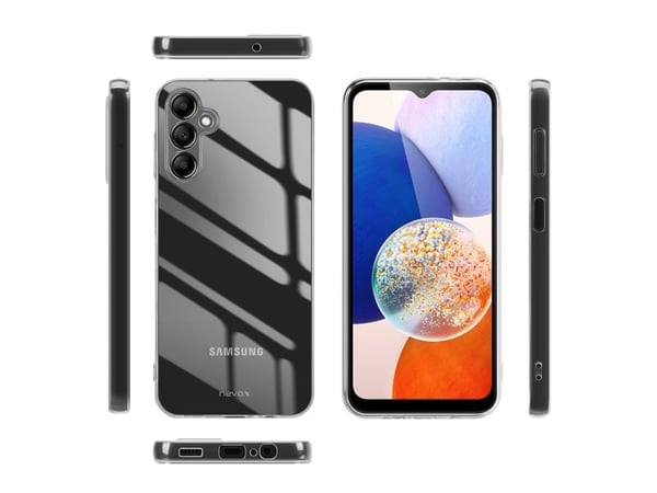 nevox StyleShell Flex, deksel, Samsung, Galaxy A15 5G, A15 4G, 16,5 cm (6,5"), gjennomsiktig