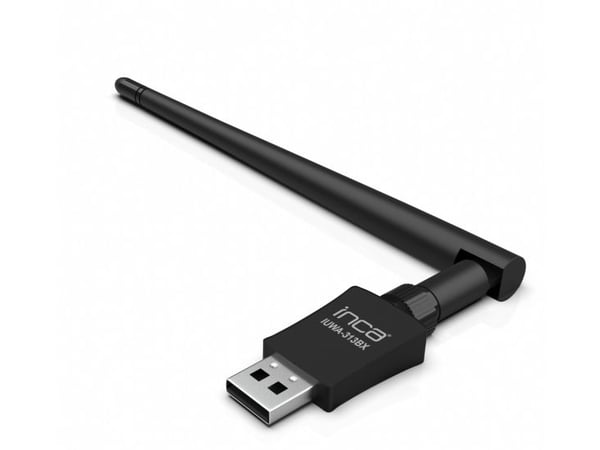 Inca IUWA-313BX, 5 dBi, 2,4 - 2,4835 GHz, IEEE 802.11i, IEEE 802.1x, 5 dBi, Sort, USB