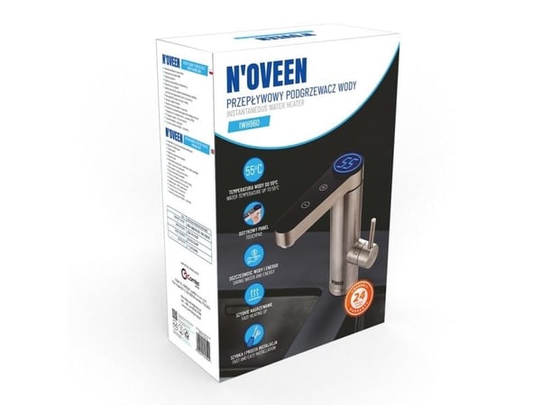 Genomströmningsvarmvattenberedare N'OVEEN IWH960 INOX
