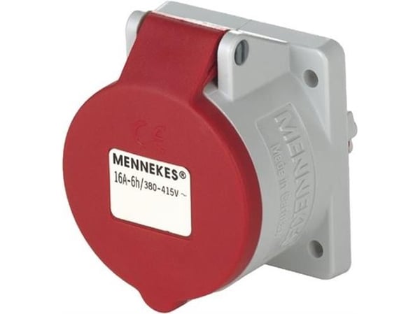 MENNEKES 3385, Suora, 400 V, Punainen, Valkoinen, IP44, 1 kpl