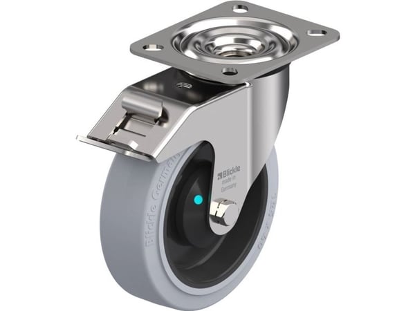 Blickle 583120 LEX-POEV 125KAD-FI-SG styrehjul med brems | hjuldiameter 125 mm | maks. 150 kg | 1 stk