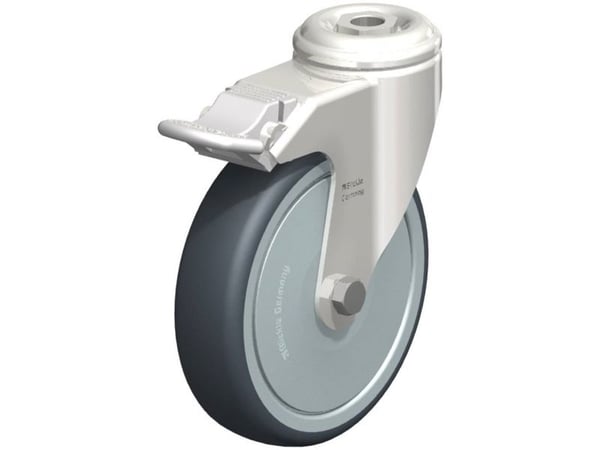 Blickle 574640 LKRXA-TPA 126KFD-FI (LKRXA-TPA 126KD-FI-FK) Ohjauspyörä jarrulla Pyörän halkaisija: 125 mm Kantavuus (max.): 120 kg 1 kpl