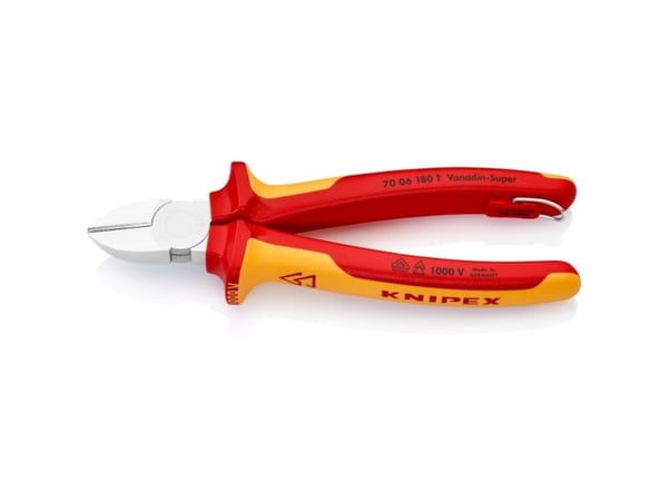 KNIPEX - Diagonalskjæretang - isolert - 180 mm