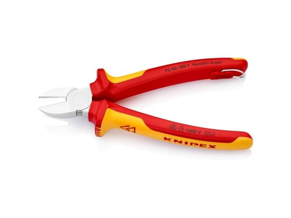 KNIPEX - Diagonalskjæretang - isolert - 180 mm