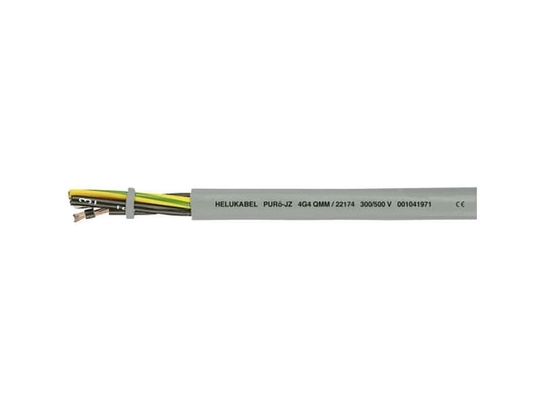 HELU PURö-OZ styrkabel 2 x 0,50 mm² grå 22100-500, 500 m
