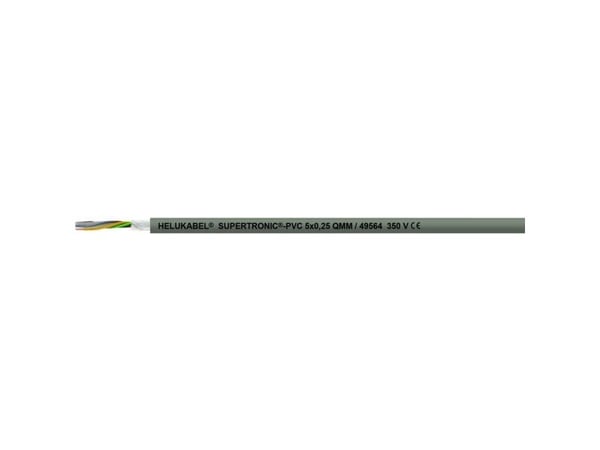 Helukabel 49553-500 Dragkedjekabel S-TRONIC-PVC 5 x 0,14 mm² Grå 500 m