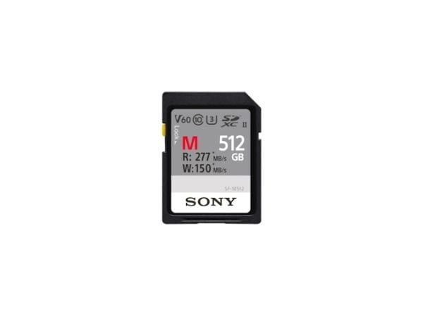 Sony SF-M Series SF-M512 - Flash-minneskort - 512 GB - Video Class V60 / UHS-II U3 / Class10 - SDXC UHS-II