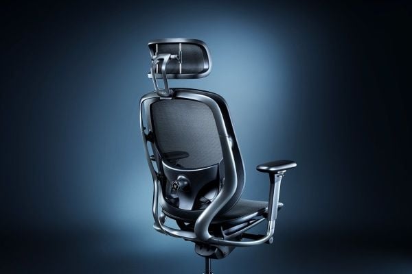 Razer Fujin Pro - Stol - armlener - T-formet - tipping - roterende - maskestoff, metall - svart