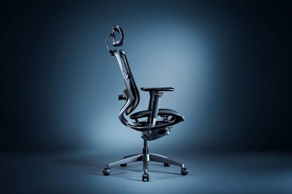 Razer Fujin Pro - Stol - armlener - T-formet - tipping - roterende - maskestoff, metall - svart