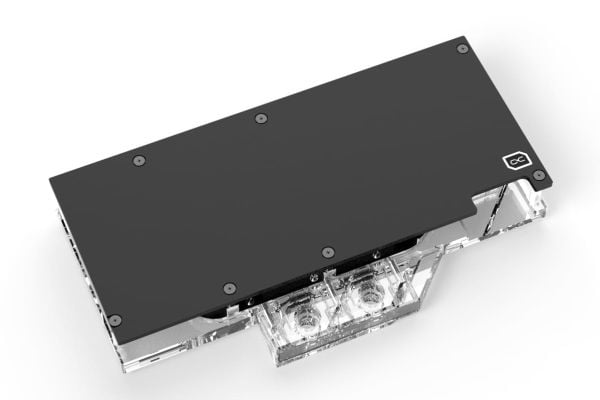 Alphacool 18670, Vannblokk + Bakplate, Akryl, Aluminium, Kromfarget, Kobber (Cu), Sort, Sølv, Gjennomsiktig, 1/4", 3-pin, 125,8 mm