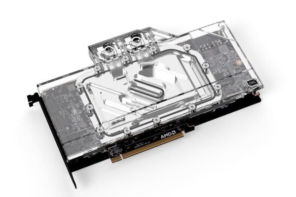 Alphacool 18670, Vannblokk + Bakplate, Akryl, Aluminium, Kromfarget, Kobber (Cu), Sort, Sølv, Gjennomsiktig, 1/4", 3-pin, 125,8 mm