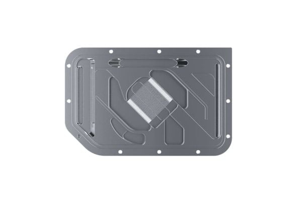 Alphacool 18670, Vannblokk + Bakplate, Akryl, Aluminium, Kromfarget, Kobber (Cu), Sort, Sølv, Gjennomsiktig, 1/4", 3-pin, 125,8 mm