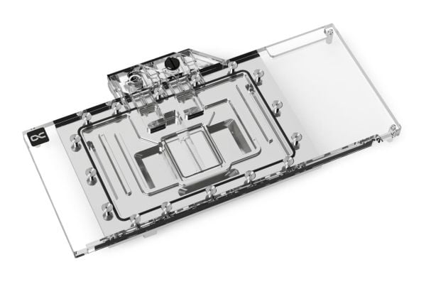 Alphacool 13734, Vannblokk + Bakplate, Akryl, Kopper, Sort, 1/4", CE, FC, RoHS, AMD Radeon RX 7900XTX