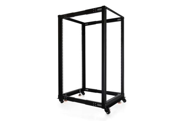 Alphacool ES 19" serverrack med öppen ram 25U justerbart djup (13738)